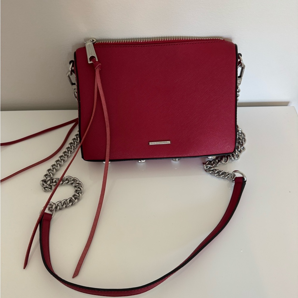 Rebecca Minkoff leather Red Crossbody Bag